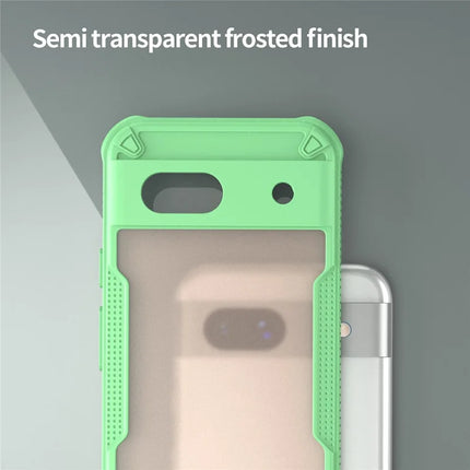 For Google Pixel 8a Case PC+TPU Frosted Phone Back Cover