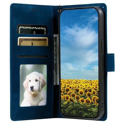 Style 018 For Google Pixel 9 Pro XL Case Imprinted Totem Skin Feel Wallet Leather Phone Cover
