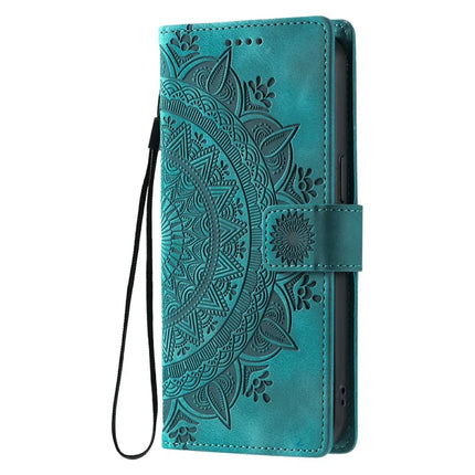 Style 018 For Google Pixel 9 Pro XL Case Imprinted Totem Skin Feel Wallet Leather Phone Cover