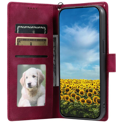 Style 018 For Google Pixel 9 Pro XL Case Imprinted Totem Skin Feel Wallet Leather Phone Cover