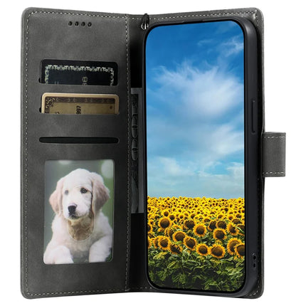 Style 018 For Google Pixel 9 Pro XL Case Imprinted Totem Skin Feel Wallet Leather Phone Cover