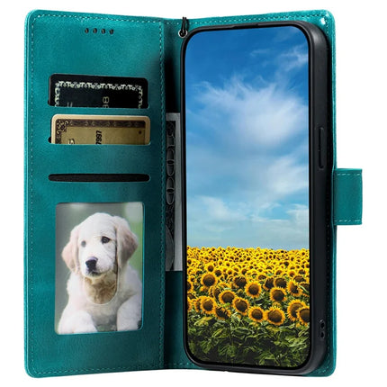 For Motorola Moto G55 5G Case Imprinted Totem Skin Feel Wallet Leather Phone Cover