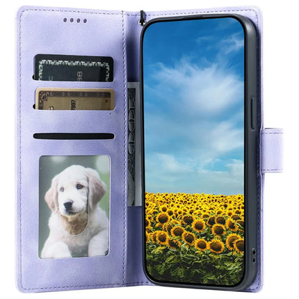For Motorola Moto G55 5G Case Imprinted Totem Skin Feel Wallet Leather Phone Cover