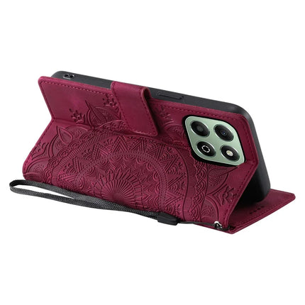 Style 018 For Honor X6b 4G Case Imprinted Totem Skin Feel Wallet Leather Phone Cover