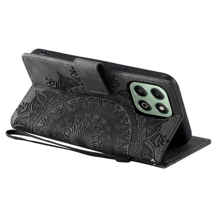 Style 018 For Honor X6b 4G Case Imprinted Totem Skin Feel Wallet Leather Phone Cover