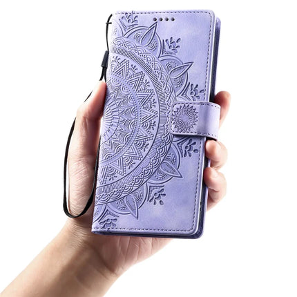 Style 018 For Honor X6b 4G Case Imprinted Totem Skin Feel Wallet Leather Phone Cover