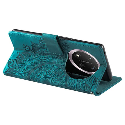 Style 018 For Honor Magic7 Lite 5G / X9c 5G / X60 Pro 5G Case Imprinted Totem Skin Feel Wallet Leather Phone Cover