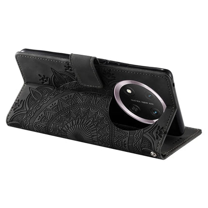 Style 018 For Honor Magic7 Lite 5G / X9c 5G / X60 Pro 5G Case Imprinted Totem Skin Feel Wallet Leather Phone Cover