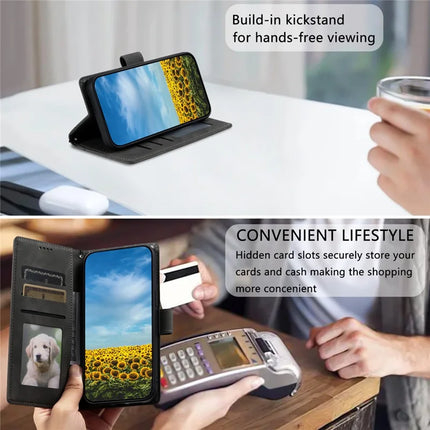 Style 018 For Honor Magic7 Lite 5G / X9c 5G / X60 Pro 5G Case Imprinted Totem Skin Feel Wallet Leather Phone Cover