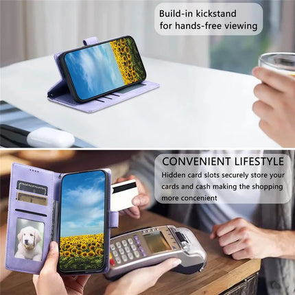 Style 018 For Honor Magic7 Lite 5G / X9c 5G / X60 Pro 5G Case Imprinted Totem Skin Feel Wallet Leather Phone Cover