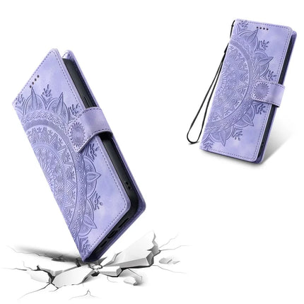 Style 018 For Honor Magic7 Lite 5G / X9c 5G / X60 Pro 5G Case Imprinted Totem Skin Feel Wallet Leather Phone Cover