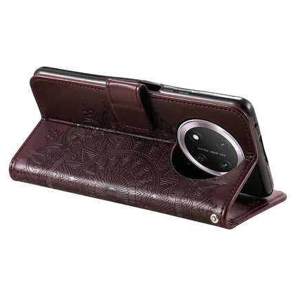 For Honor Magic7 Lite 5G / X9c 5G / X60 Pro 5G Case Imprinted Totem PU Leather Wallet Stand Phone Cover