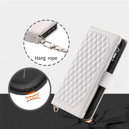 Style 005 For Honor Magic7 Lite 5G / X9c 5G / X60 Pro 5G Wallet Case Rhombus Stitching Line PU Leather Phone Cover