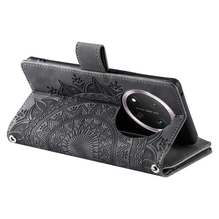 Style 006 For Honor Magic7 Lite 5G / X9c 5G / X60 Pro 5G Wallet Case PU Leather Phone Cover Mandala Flower Pattern
