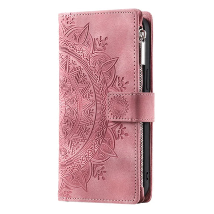Style 006 For Honor Magic7 Lite 5G / X9c 5G / X60 Pro 5G Wallet Case PU Leather Phone Cover Mandala Flower Pattern