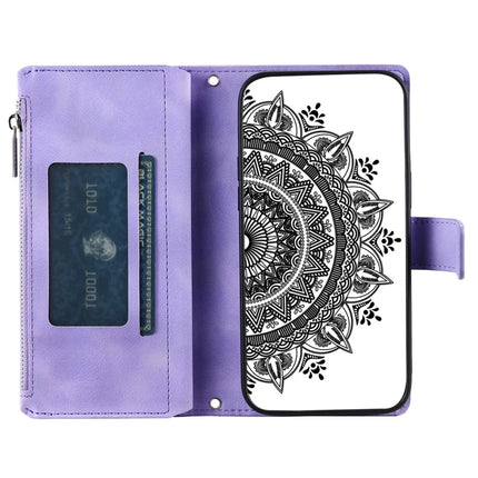 Style 006 For Honor Magic7 Lite 5G / X9c 5G / X60 Pro 5G Wallet Case PU Leather Phone Cover Mandala Flower Pattern