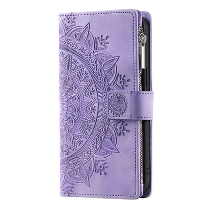 Style 006 For Honor Magic7 Lite 5G / X9c 5G / X60 Pro 5G Wallet Case PU Leather Phone Cover Mandala Flower Pattern