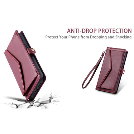 For Honor Magic7 Lite 5G / X9c 5G / X60 Pro 5G Leather Case Wallet Stand Phone Cover with Straps