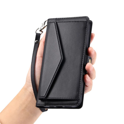 For Honor Magic7 Lite 5G / X9c 5G / X60 Pro 5G Leather Case Wallet Stand Phone Cover with Straps