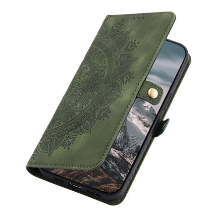 Style 016 For Honor Magic7 Lite 5G / X9c 5G / X60 Pro 5G Case Skin Feel Totem Imprinted Wallet Leather Phone Cover