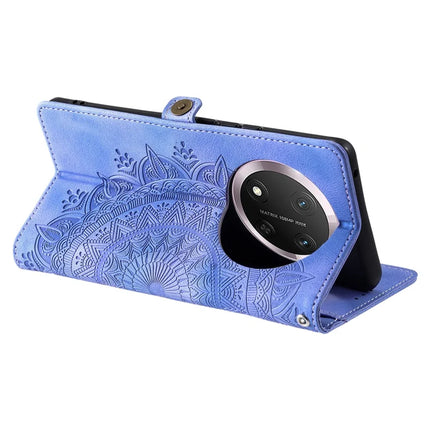 Style 016 For Honor Magic7 Lite 5G / X9c 5G / X60 Pro 5G Case Skin Feel Totem Imprinted Wallet Leather Phone Cover