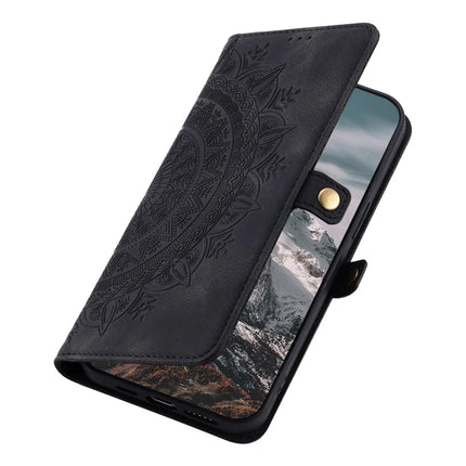 Style 016 For Honor Magic7 Lite 5G / X9c 5G / X60 Pro 5G Case Skin Feel Totem Imprinted Wallet Leather Phone Cover