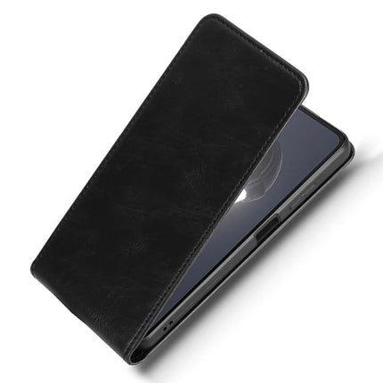 For HMD Fusion 5G Case with Card Slot Magnetic Vertical Flip Leather Phone Cover