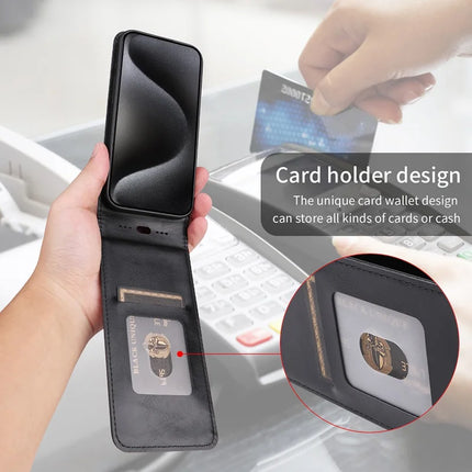 For HMD Skyline Case with Card Slot Magnetic Vertical Flip Leather Phone Cover