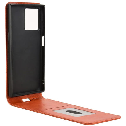 For HMD Skyline Case with Card Slot Magnetic Vertical Flip Leather Phone Cover
