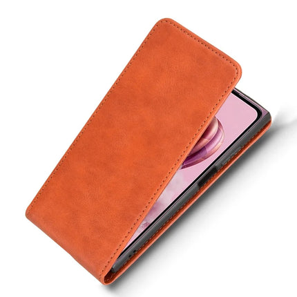 For HMD Skyline Case with Card Slot Magnetic Vertical Flip Leather Phone Cover