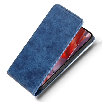 For Google Pixel 9a Case with Card Slot Magnetic Vertical Flip Leather Phone Cover