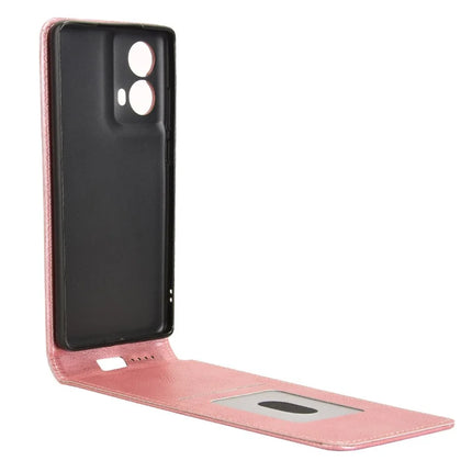 For Motorola Moto G85 5G  /  S50 Neo 5G Case with Card Slot Magnetic Vertical Flip Leather Phone Cover