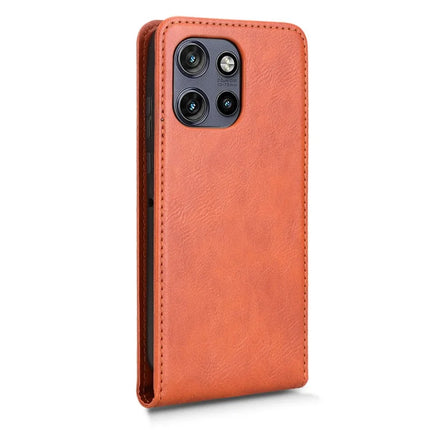 Phone Case For Motorola Thinkphone 25 5G  /  Moto S50 5G  /  Edge 50 Neo 5G Magnetic Vertical Flip Leather Cover with Card Slot