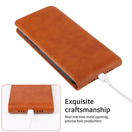 Phone Case For Motorola Thinkphone 25 5G  /  Moto S50 5G  /  Edge 50 Neo 5G Magnetic Vertical Flip Leather Cover with Card Slot