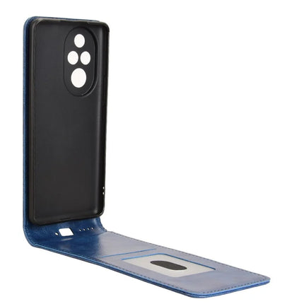 For Honor 200 Pro 5G Case with Card Slot Magnetic Vertical Flip Leather Phone Cover