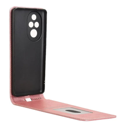 For Honor 200 Pro 5G Case with Card Slot Magnetic Vertical Flip Leather Phone Cover
