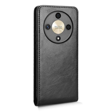 For Honor Magic6 Lite 5G  /  X9b 5G Case with Card Slot Magnetic Vertical Flip Leather Phone Cover
