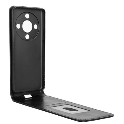 For Honor Magic6 Lite 5G  /  X9b 5G Case with Card Slot Magnetic Vertical Flip Leather Phone Cover