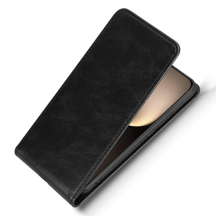 For Honor Magic7 5G Case with Card Slot Magnetic Vertical Flip Leather Phone Cover