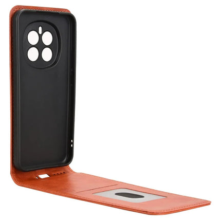For Honor Magic7 5G Case with Card Slot Magnetic Vertical Flip Leather Phone Cover
