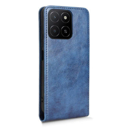 For Honor X5b  /  X5b Plus Case with Card Slot Magnetic Vertical Flip Leather Phone Cover