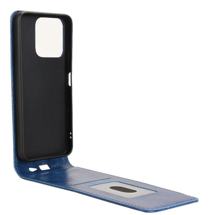 For Honor X5b  /  X5b Plus Case with Card Slot Magnetic Vertical Flip Leather Phone Cover