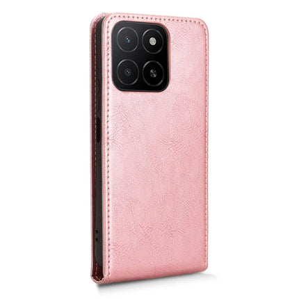 For Honor X5b  /  X5b Plus Case with Card Slot Magnetic Vertical Flip Leather Phone Cover