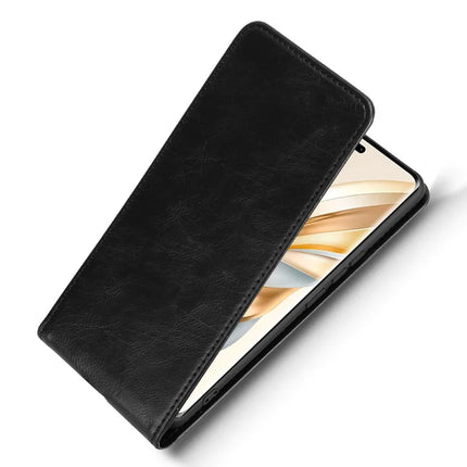 Phone Case For Honor X60 Pro 5G / X9c 5G / Magic7 Lite 5G Magnetic Vertical Flip Leather Cover with Card Slot
