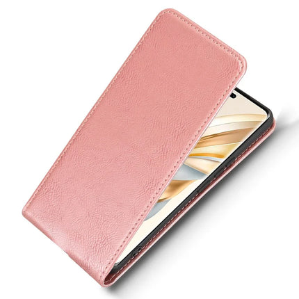 Phone Case For Honor X60 Pro 5G / X9c 5G / Magic7 Lite 5G Magnetic Vertical Flip Leather Cover with Card Slot