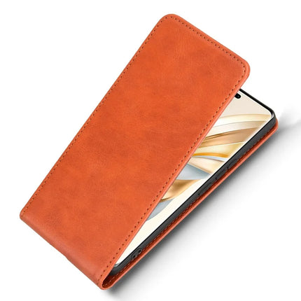 Phone Case For Honor X60 Pro 5G / X9c 5G / Magic7 Lite 5G Magnetic Vertical Flip Leather Cover with Card Slot
