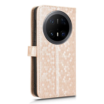 For Huawei Mate 70 Pro+ / 70 Pro Wallet Case Dot Pattern Imprint PU Leather Phone Cover