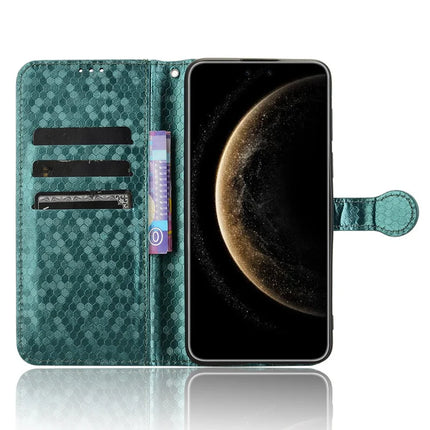 For Huawei Mate 70 Pro+ / 70 Pro Wallet Case Dot Pattern Imprint PU Leather Phone Cover