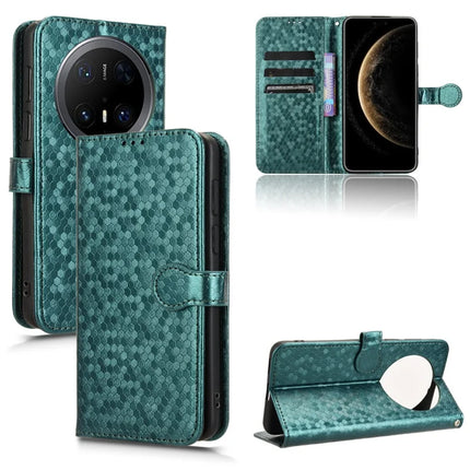 For Huawei Mate 70 Pro+ / 70 Pro Wallet Case Dot Pattern Imprint PU Leather Phone Cover