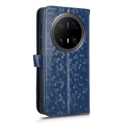 For Huawei Mate 70 Pro+ / 70 Pro Wallet Case Dot Pattern Imprint PU Leather Phone Cover